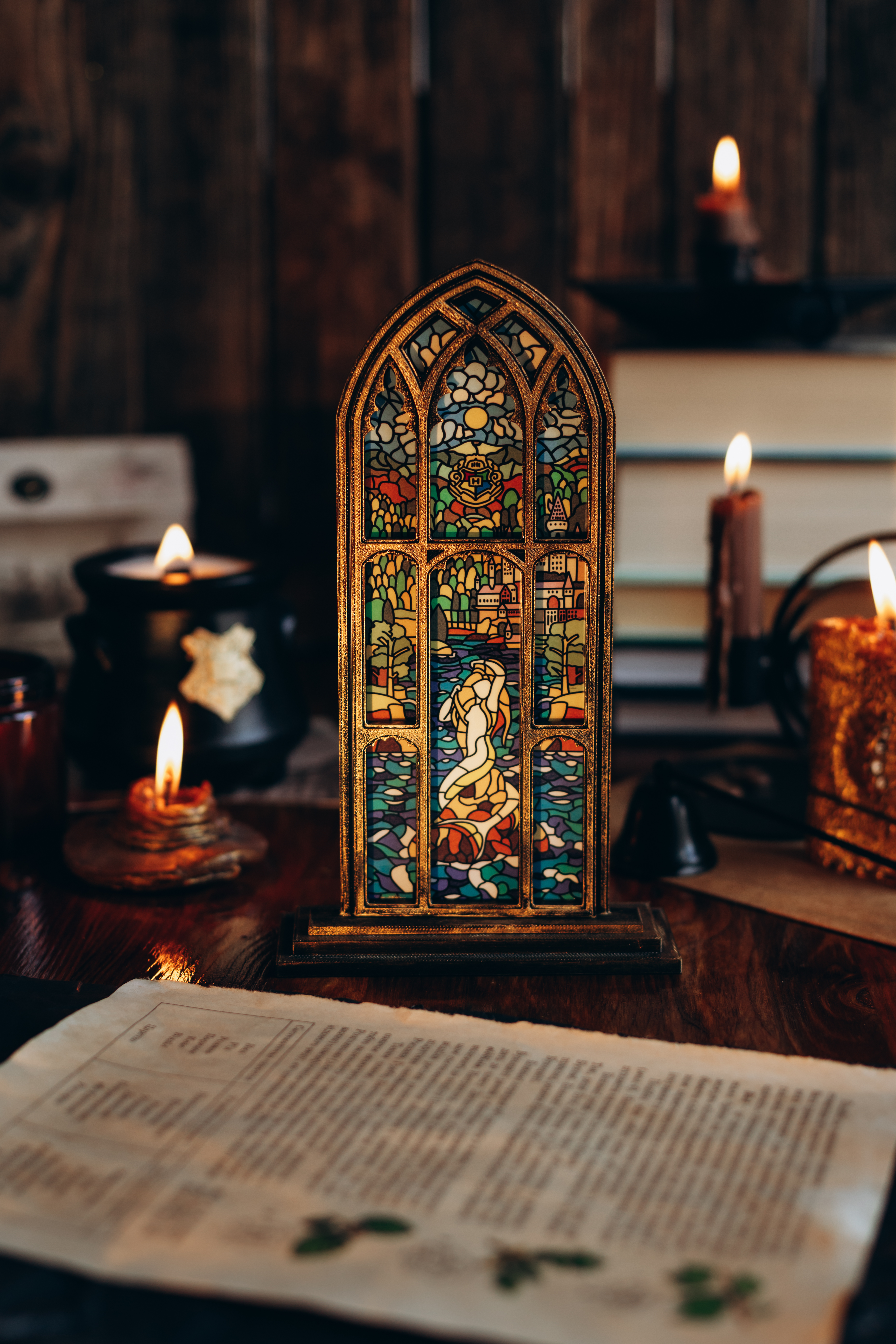 Декор "Вітраж з русалкою"