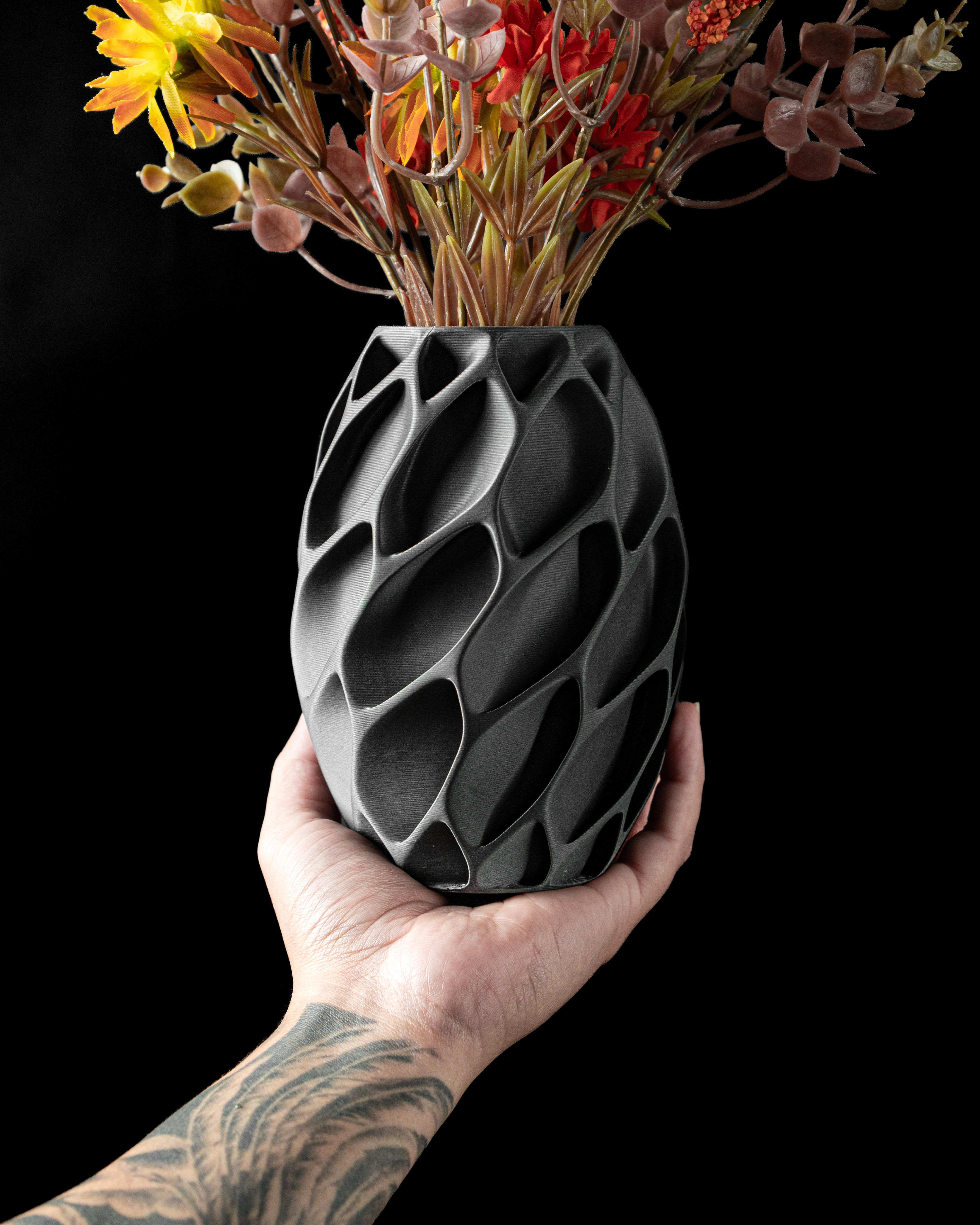Exo Flower Vase – Modern 3D Printed Vase