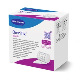 5см×10м.Omnifix elastic фіксуючий рулонний пластир на нетканій основі 1шт.