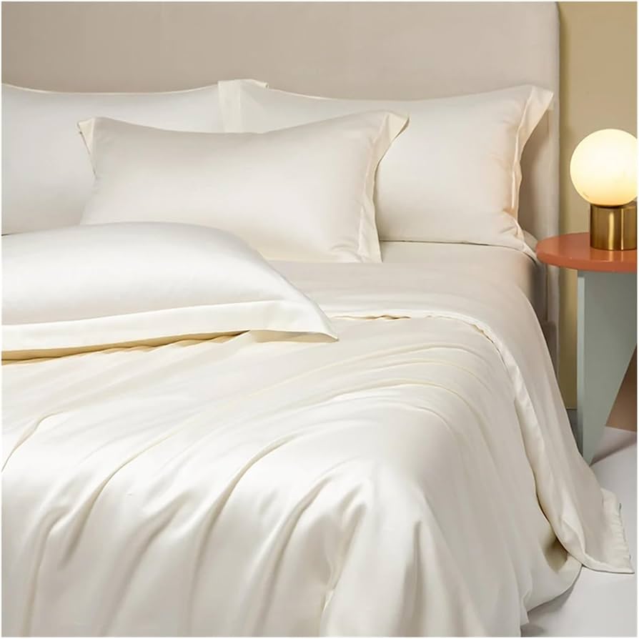 Постільна білизна з сатину, колір Milk Champagne