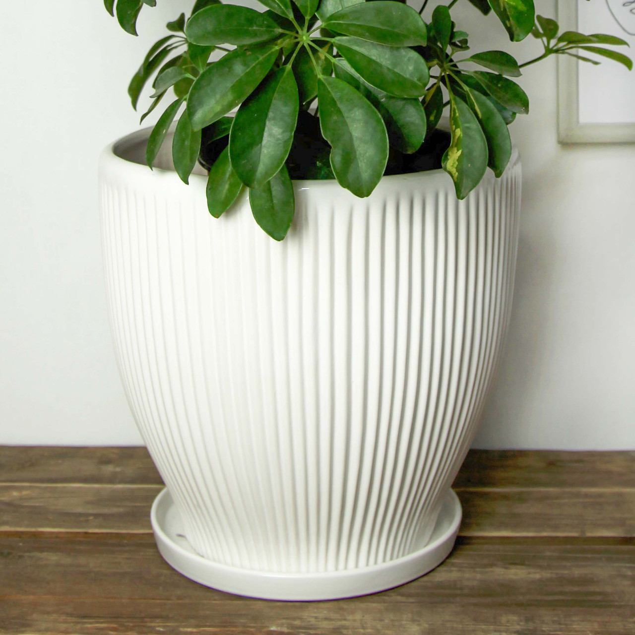 Горщик керамічний Гофре 11,5 л p261