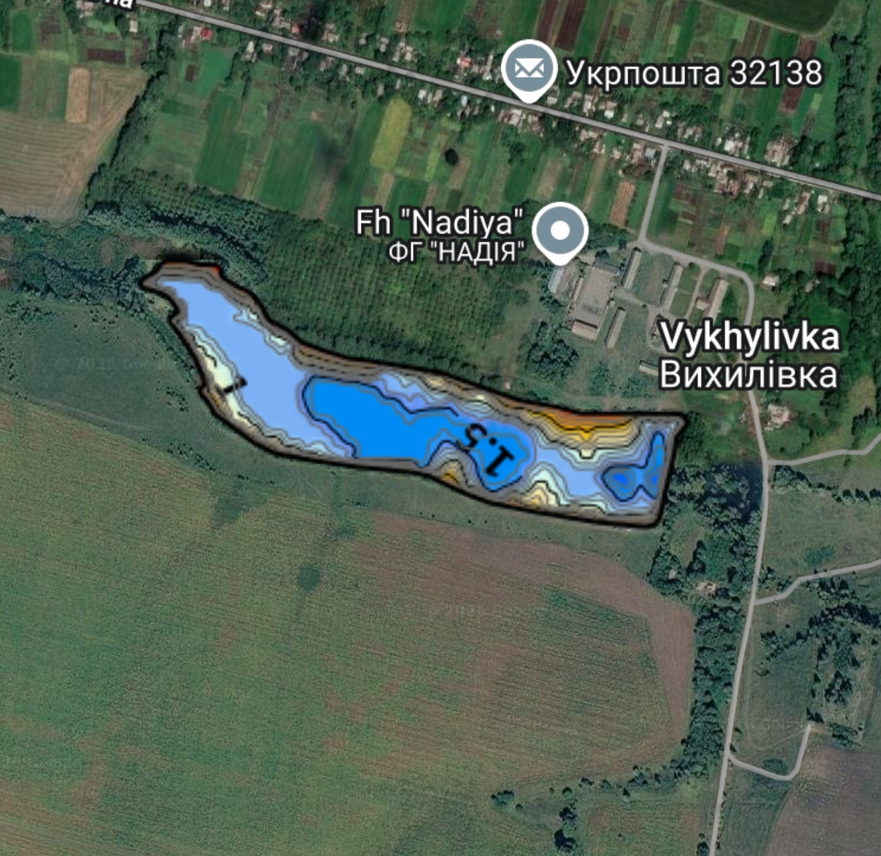 Озеро с. Вихилівка