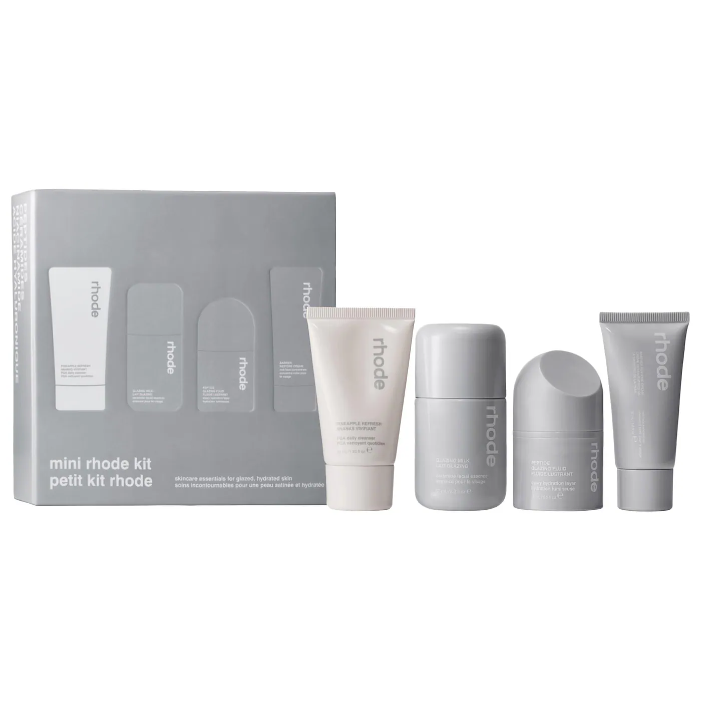 Доглядовий набір Rhode Mini Kit Glazed Skincare Essentials