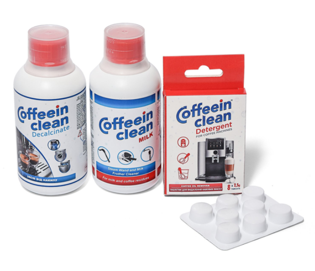 Комплект засобів Coffeein clean для кавових машин