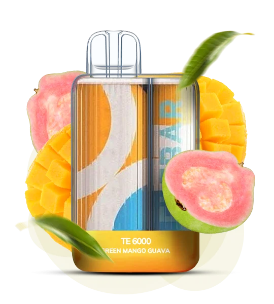 Elf Bar TE6000 Green Mango Guava ( Зелене Манго Гуава )