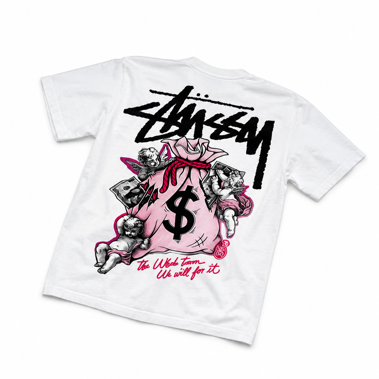 Футболка Stussy Money Angel