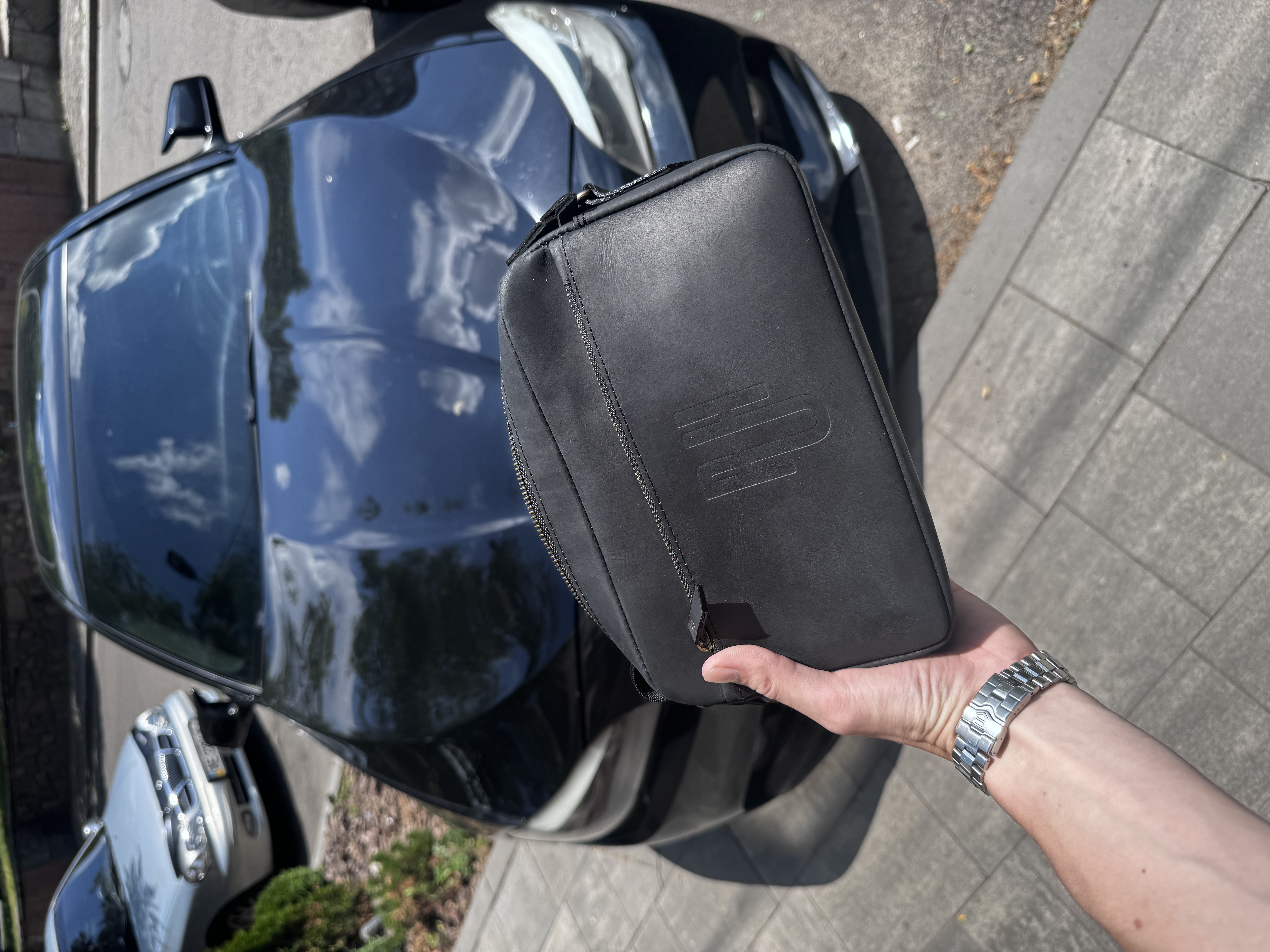 Total black money bag