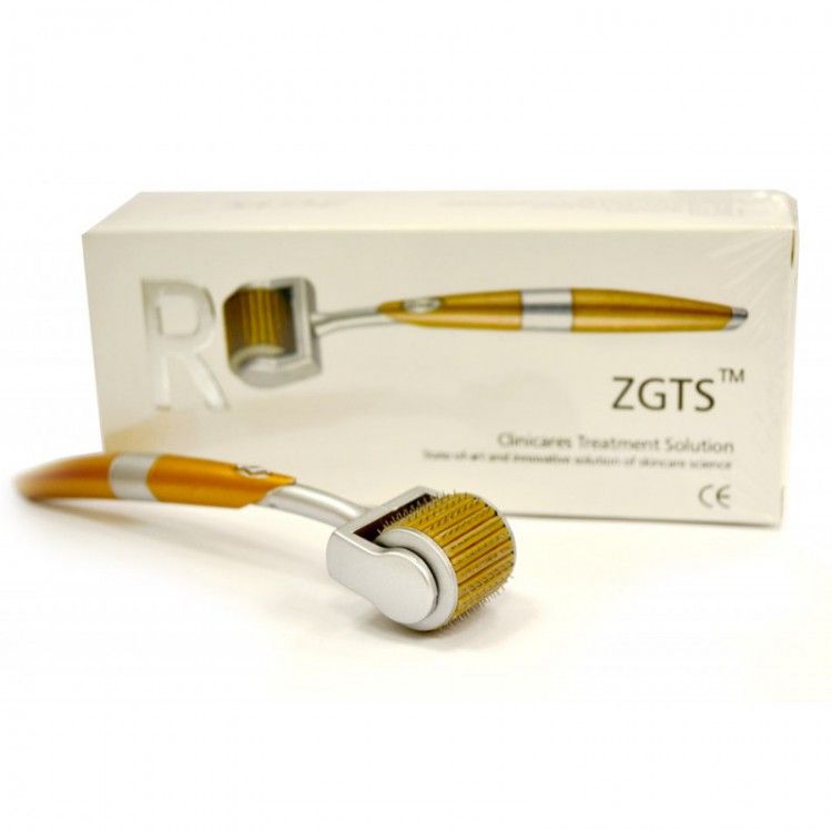 Мезороллер для лица - ZGTS - 1 мм (ЗОЛОТОЕ напыление)