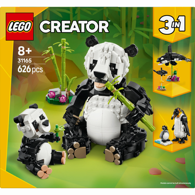 Конструктор LEGO Creator Дикі тварини: пандові (31165)