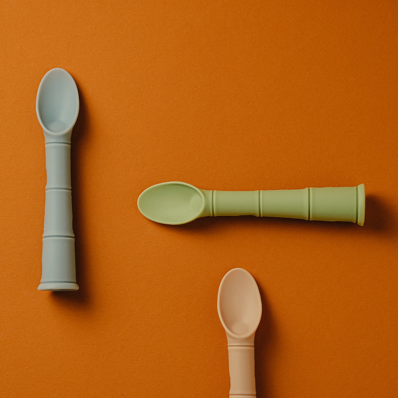Bamboo silicone spoon