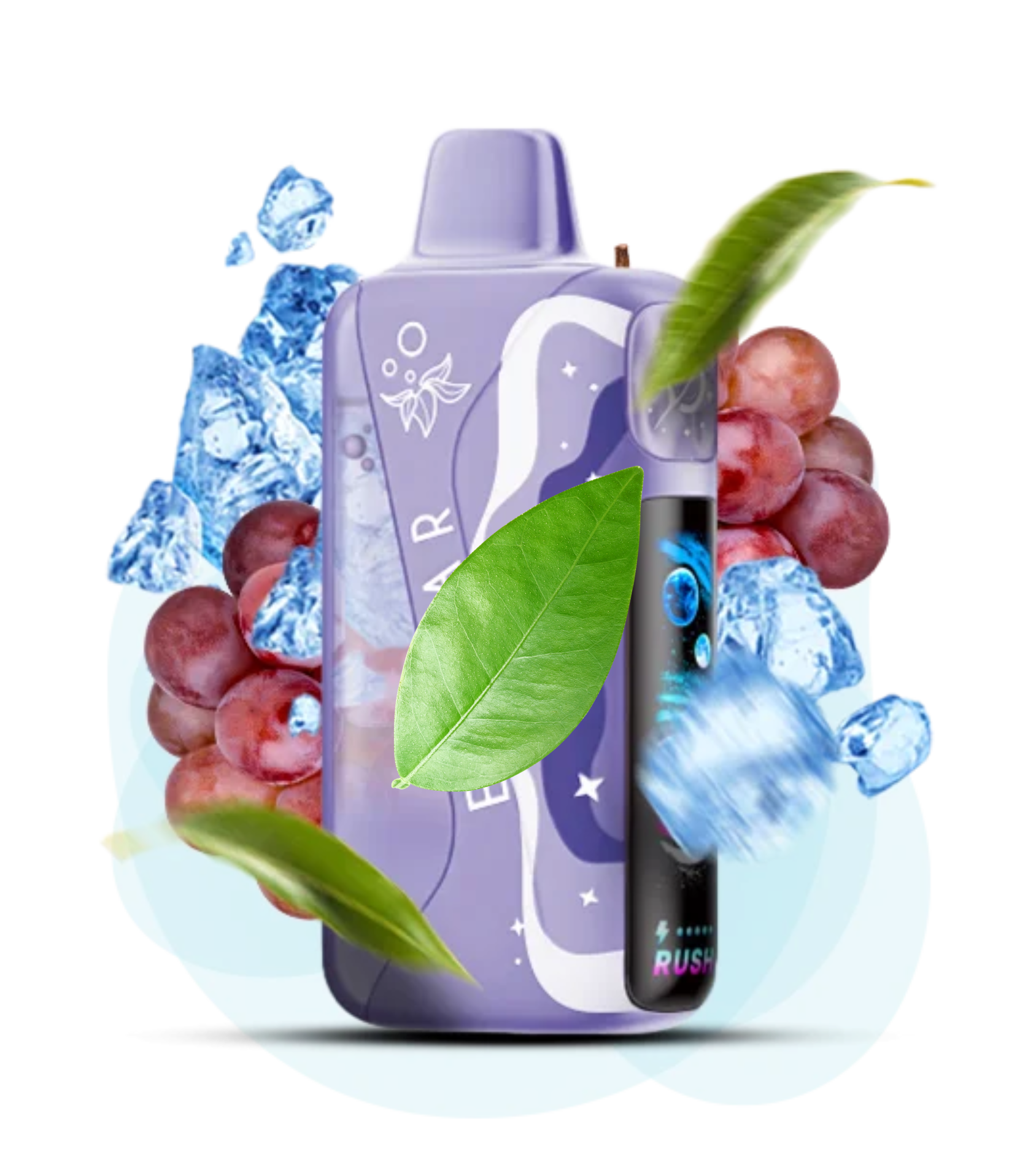 ELF BAR LUSH KING PRO 40000 Black Grape Ice (Чорний Виноград Лід)