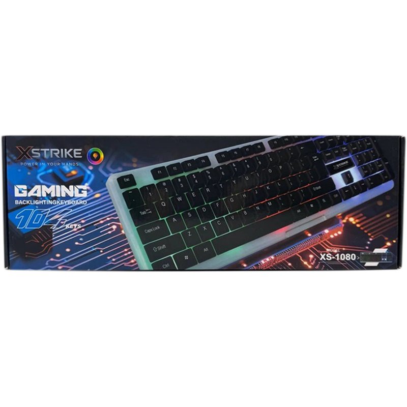 Клавіатура XSTRIKE XS-1080 USB RGB Black