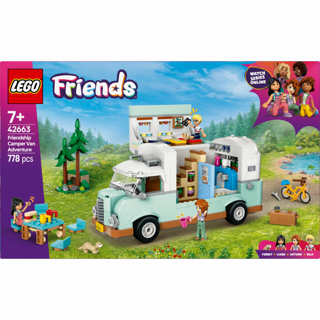 Конструктор LEGO Friends Пригоди на фургоні дружби (42663)