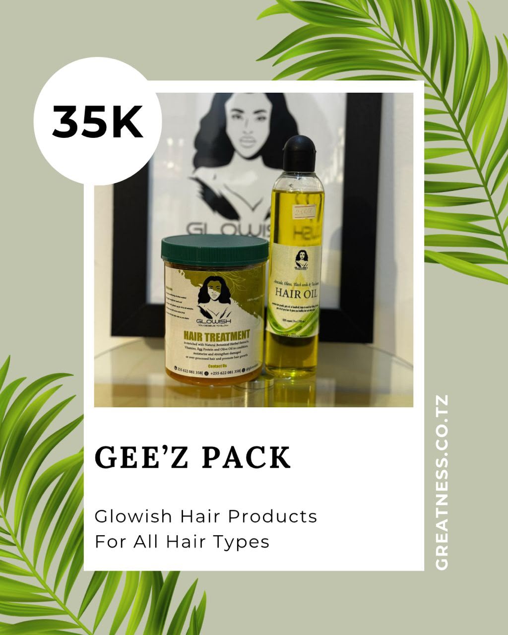 Greatness - Hair Care GEE'Z Pack.