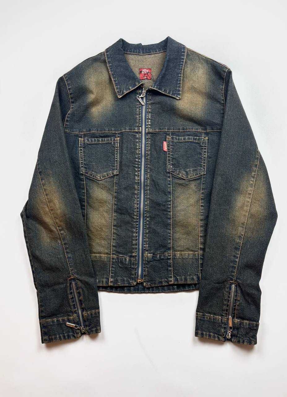 Vintage miss sixty dirty denim jacket