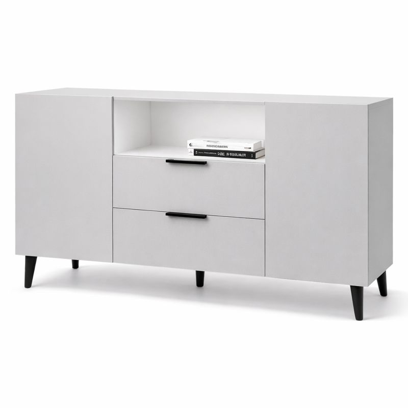 Комод з двома шухлядами та двома секціями з дверцятами