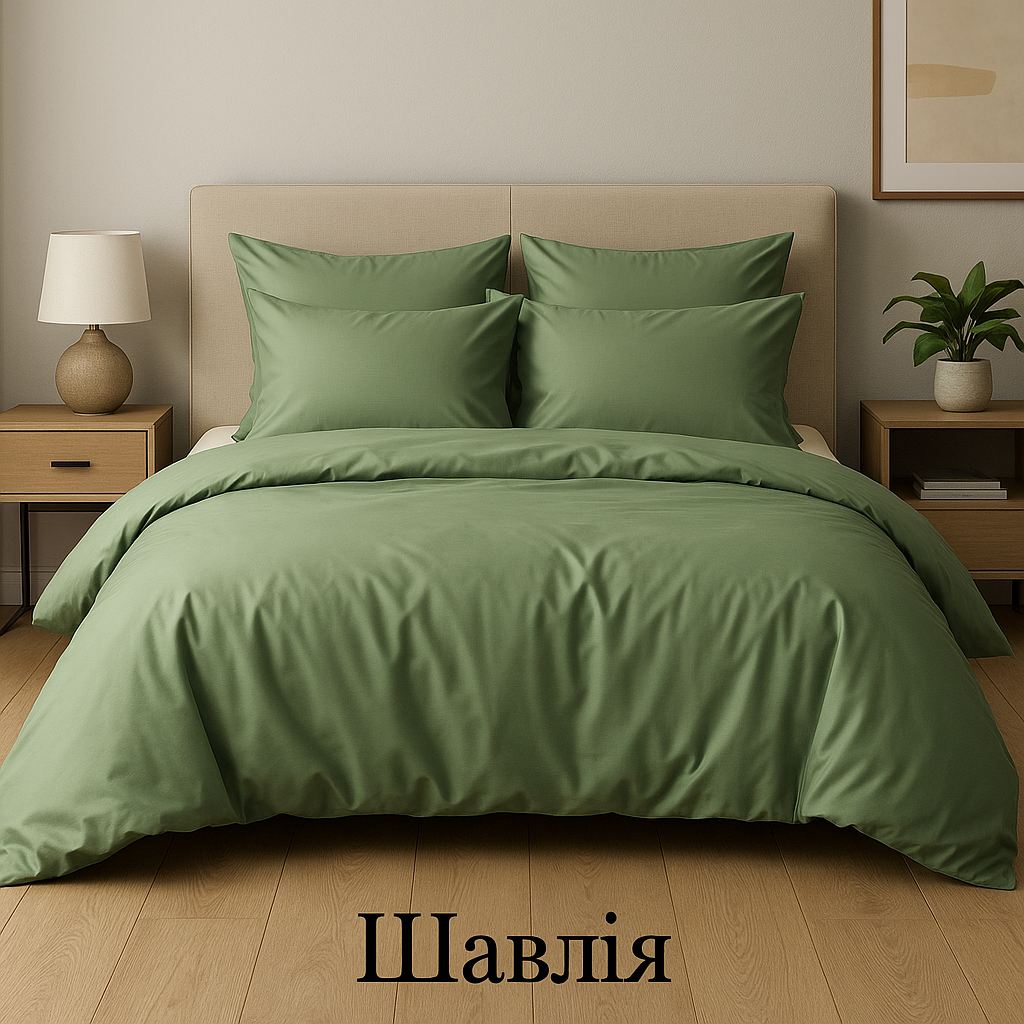 Постільна білизна сатін "Шавлія"