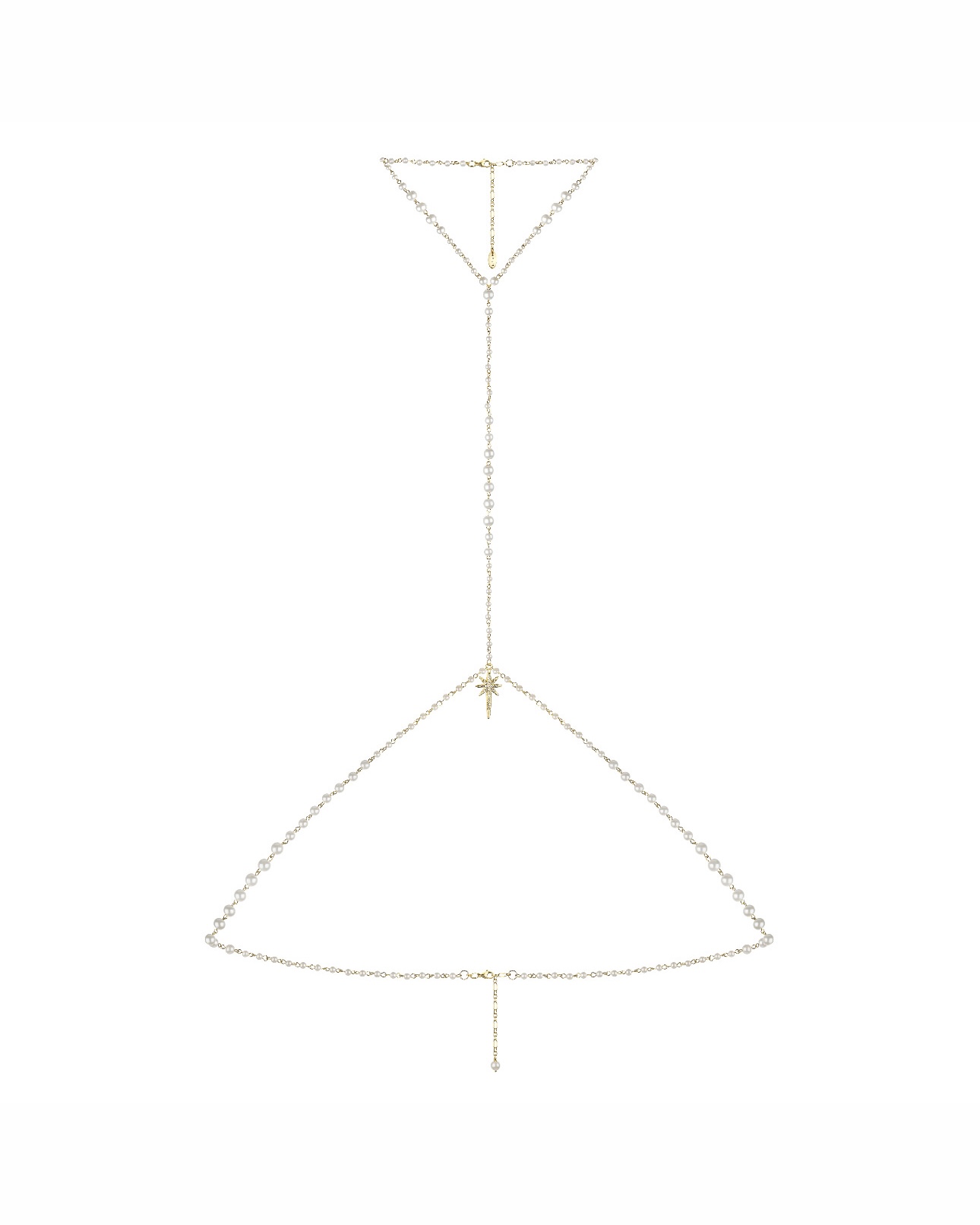 Body chain STAR golden