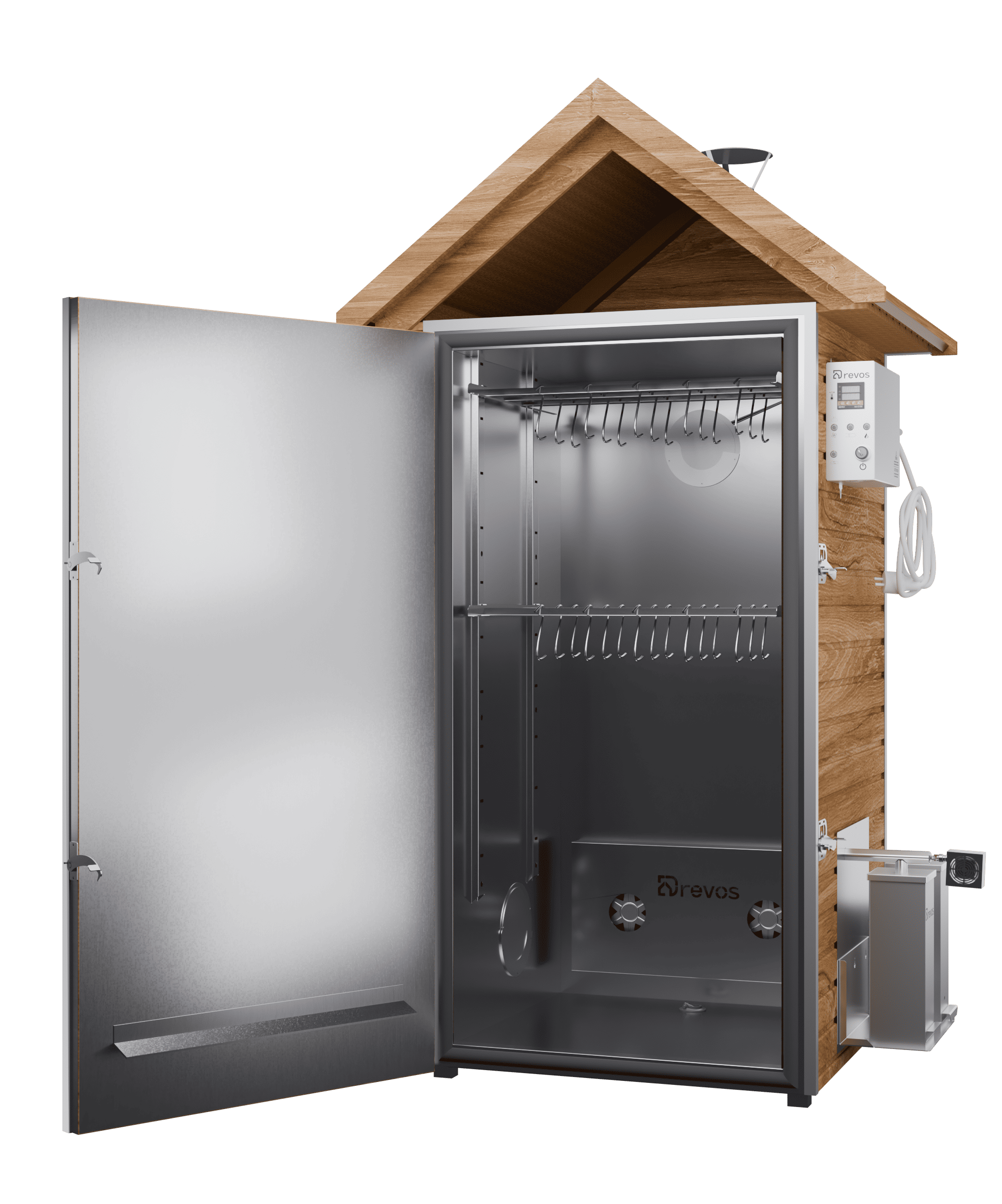 3-w-1 BIG PRO do wędzenia na gorąco, wędzenia na zimno i suszenia