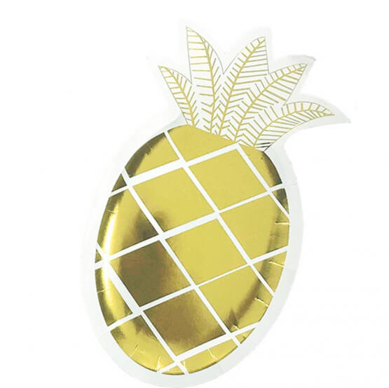 Тарілочки ананас 6шт