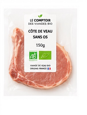 CÔTE DE VEAU BIO (1x150g)