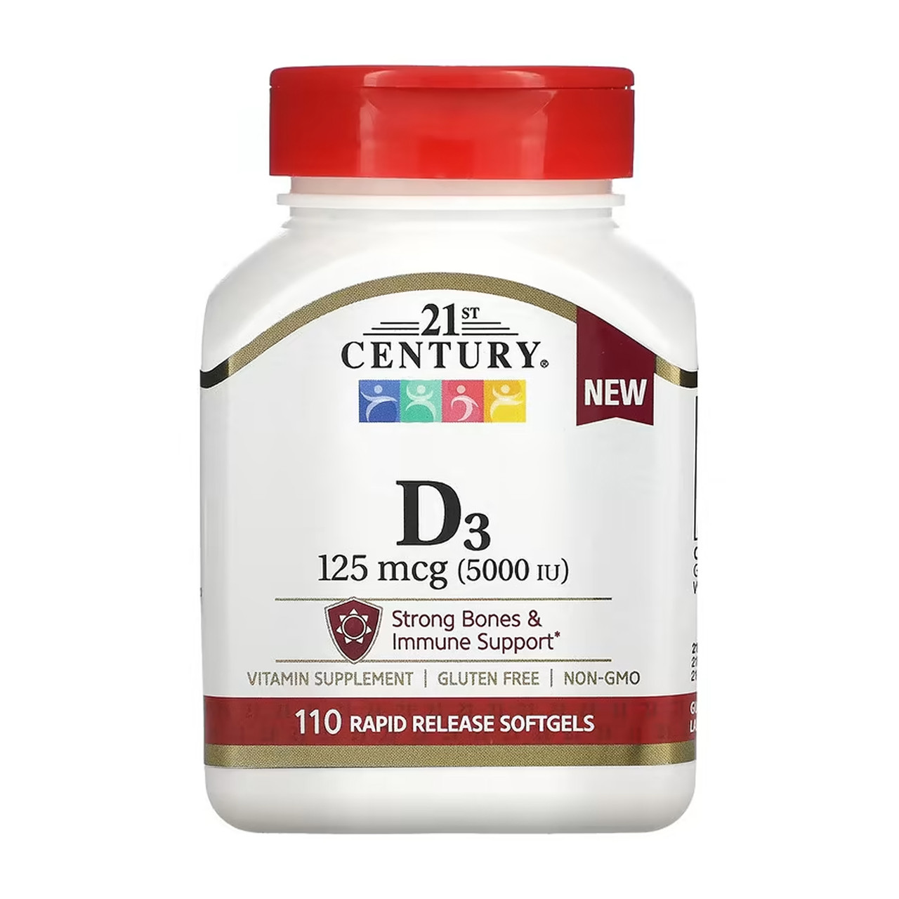 D3 125 mcg (5000 IU) - 110 softgels