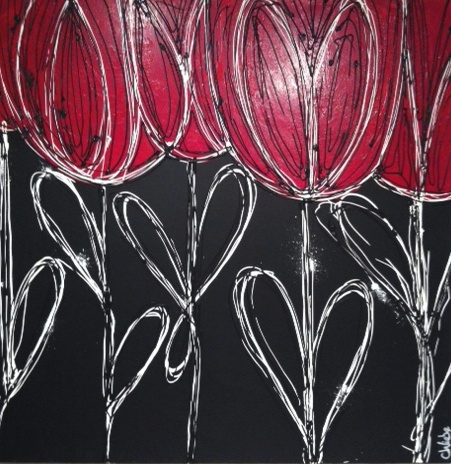 Tulips - Original Acrylic Painting