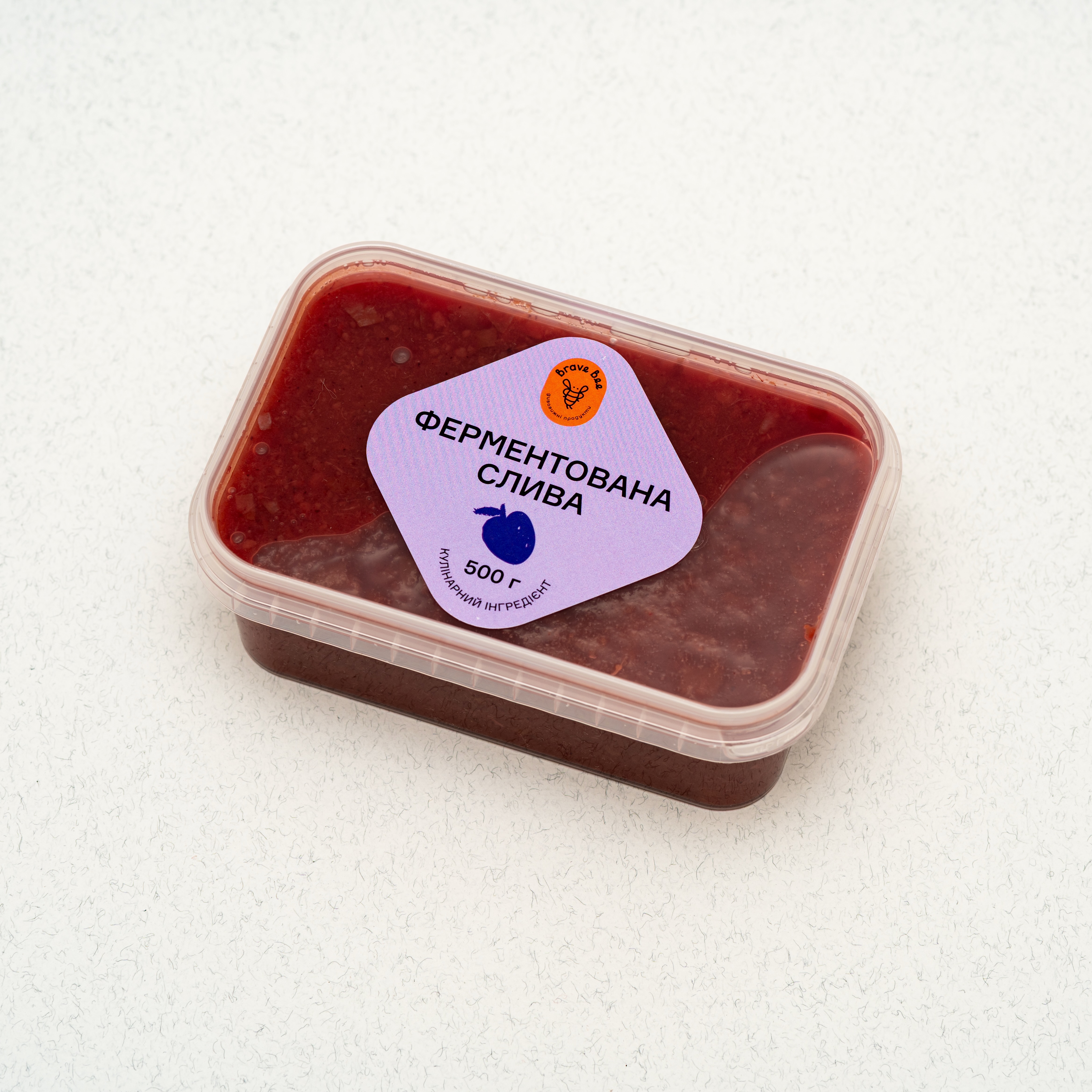 Ферментована слива-пюре Brave Bee, 500 г