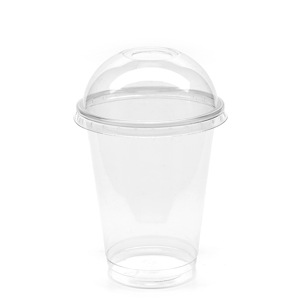 Стакан з купольною кришкою – 400ml (100шт)
