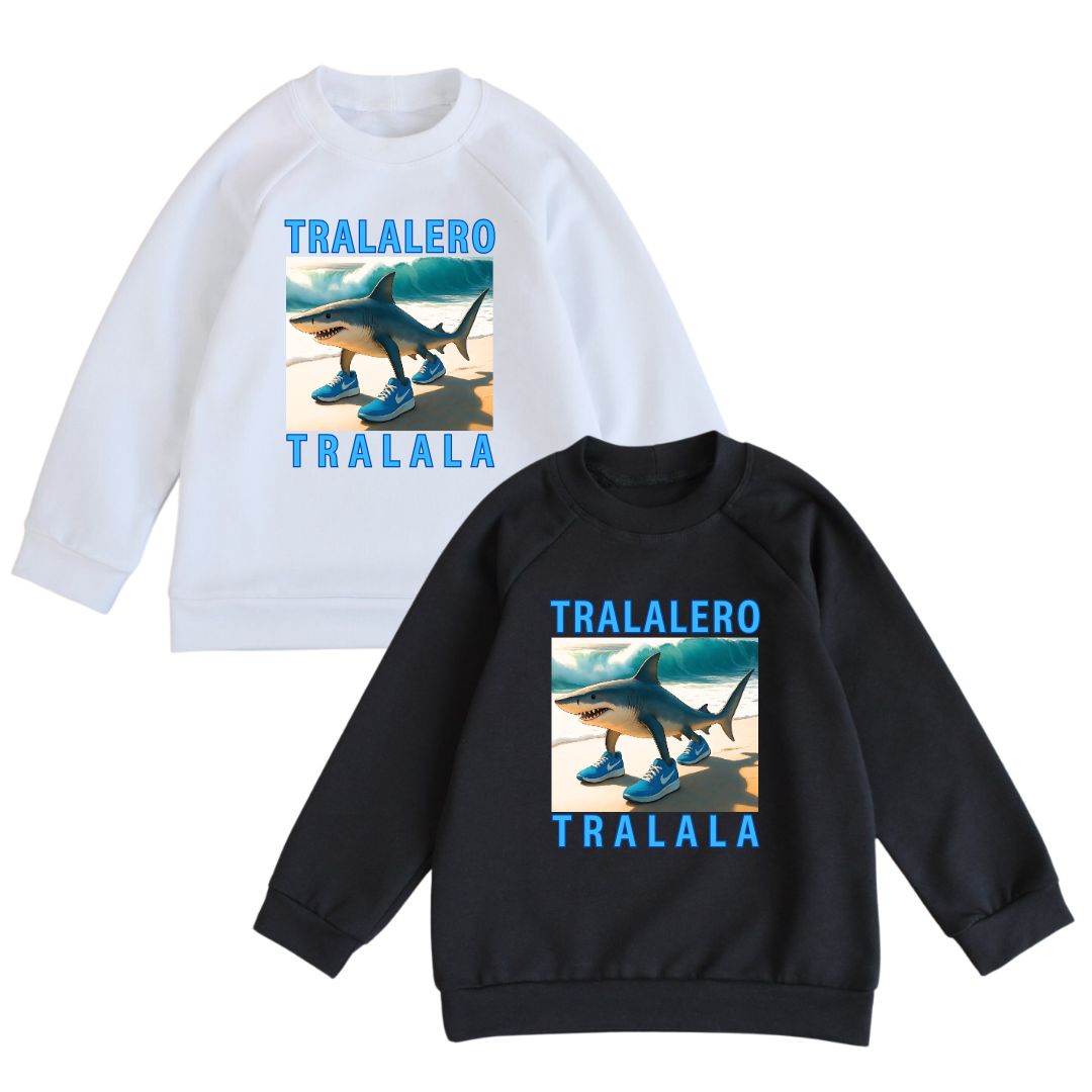 Світшот з принтом Tralalero Tralala Тралалеро Тралала