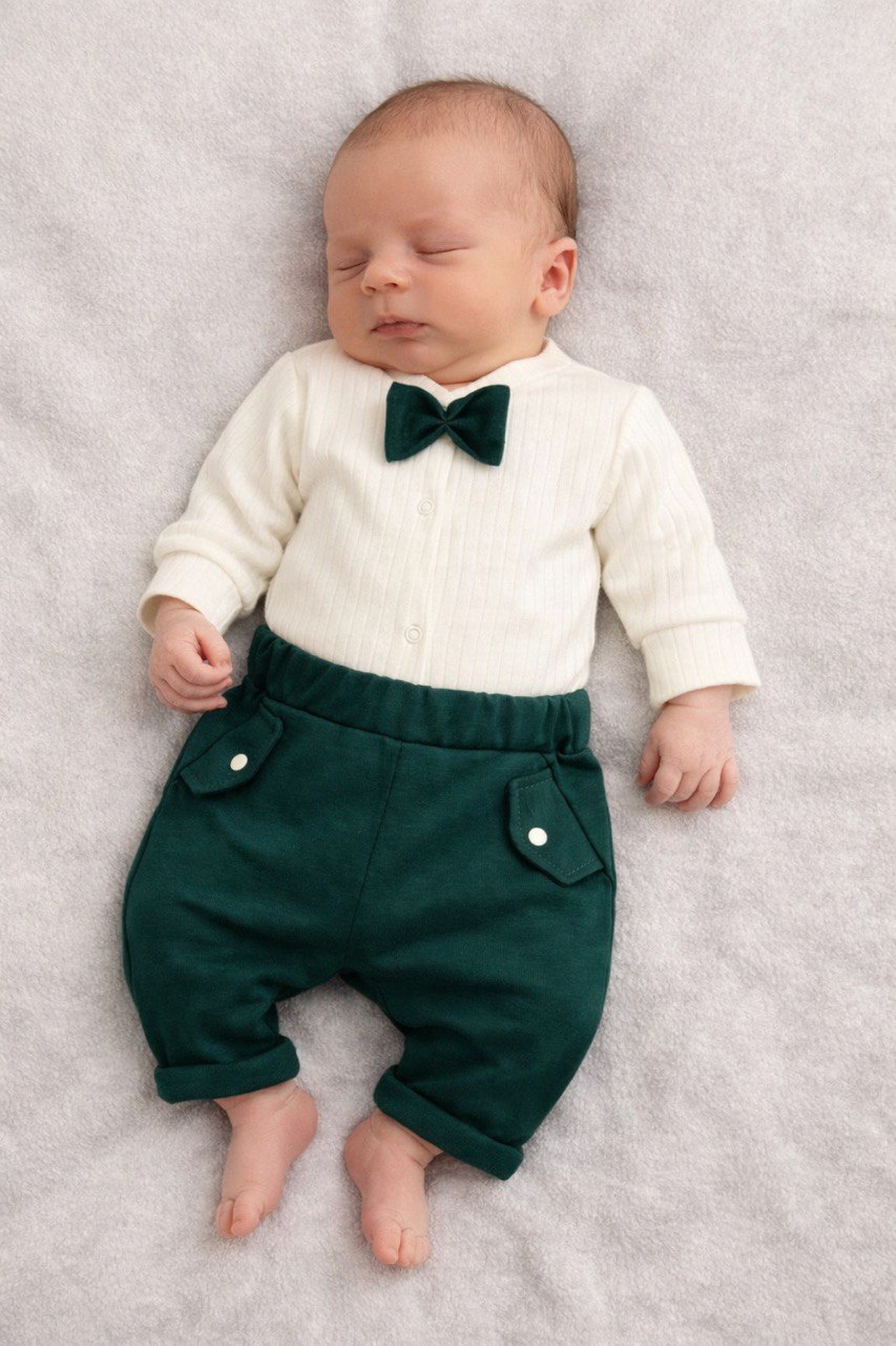 Дитячій комплект для новонародженого хлопчика боді та штанці Джентльмен