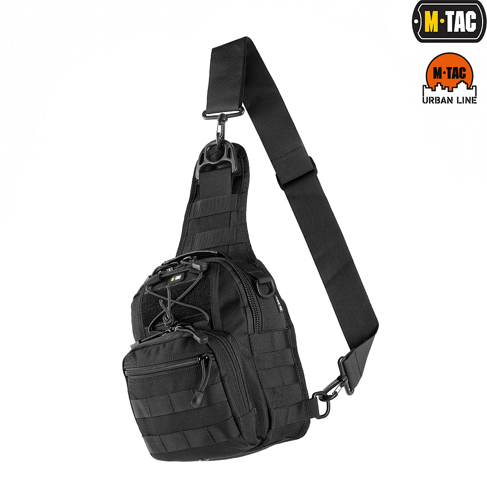 СУМКА M-TAC URBAN LINE CITY PATROL CARABINER BAG | ЧОРНИЙ