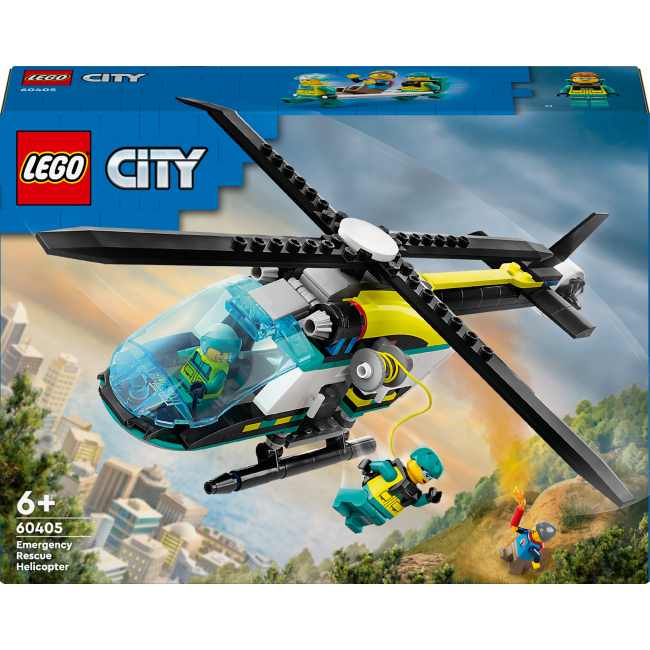 Конструктор LEGO City Гелікоптер аварійно-рятувальної служби (60405)