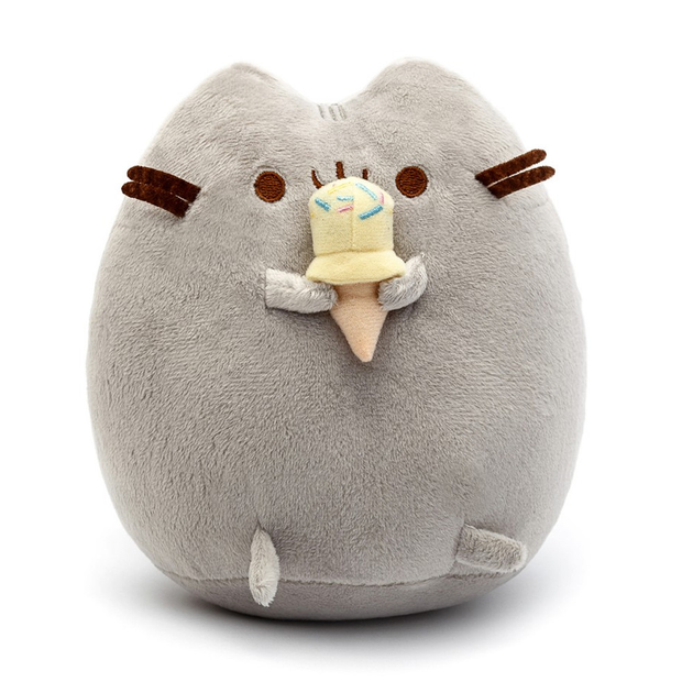 М'яка іграшка Кіт Пушин з морозивом, Pusheen with Ice Cream