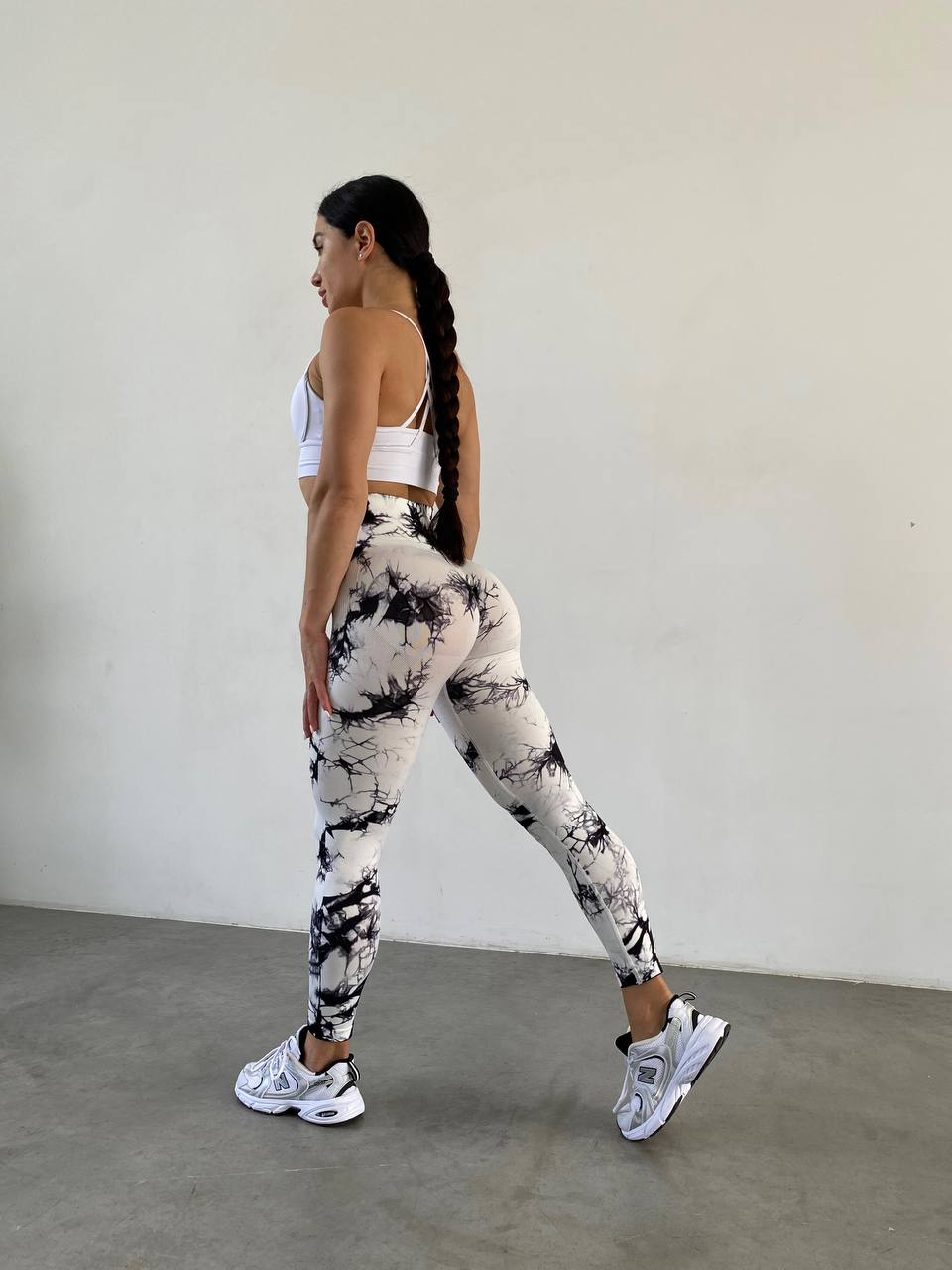 Лосини з push-up ефектом мраморні в пяти кольорах