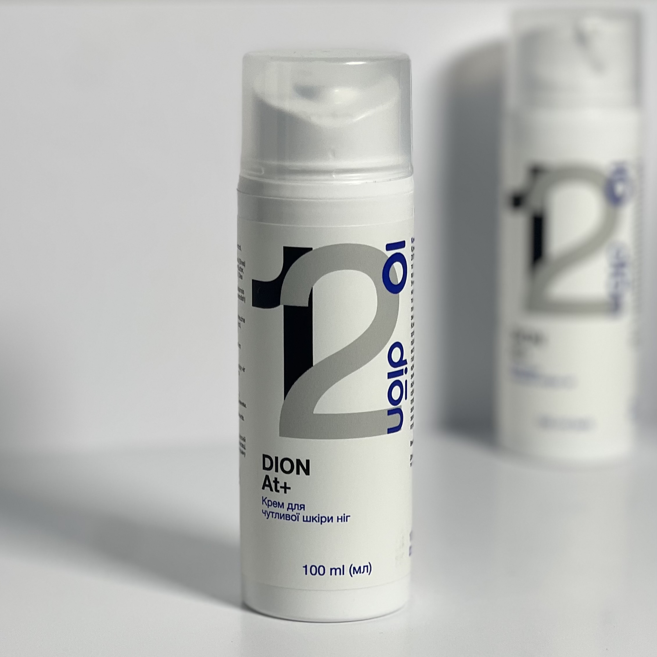 AT+ № 12 Dion | Крем для чутливої шкіри ніг від Dion 100 мл