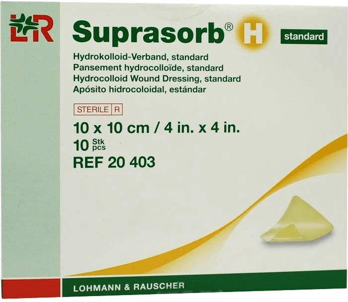 10×10см.Suprasorb H гідроколоїдна пов'язка 1шт.