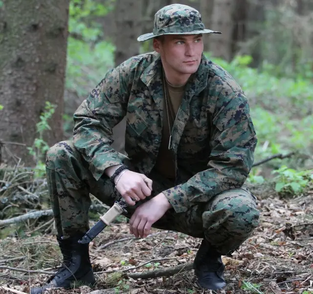 Штани Helikon-Tex® USMC Pants - USMC Digital Woodland