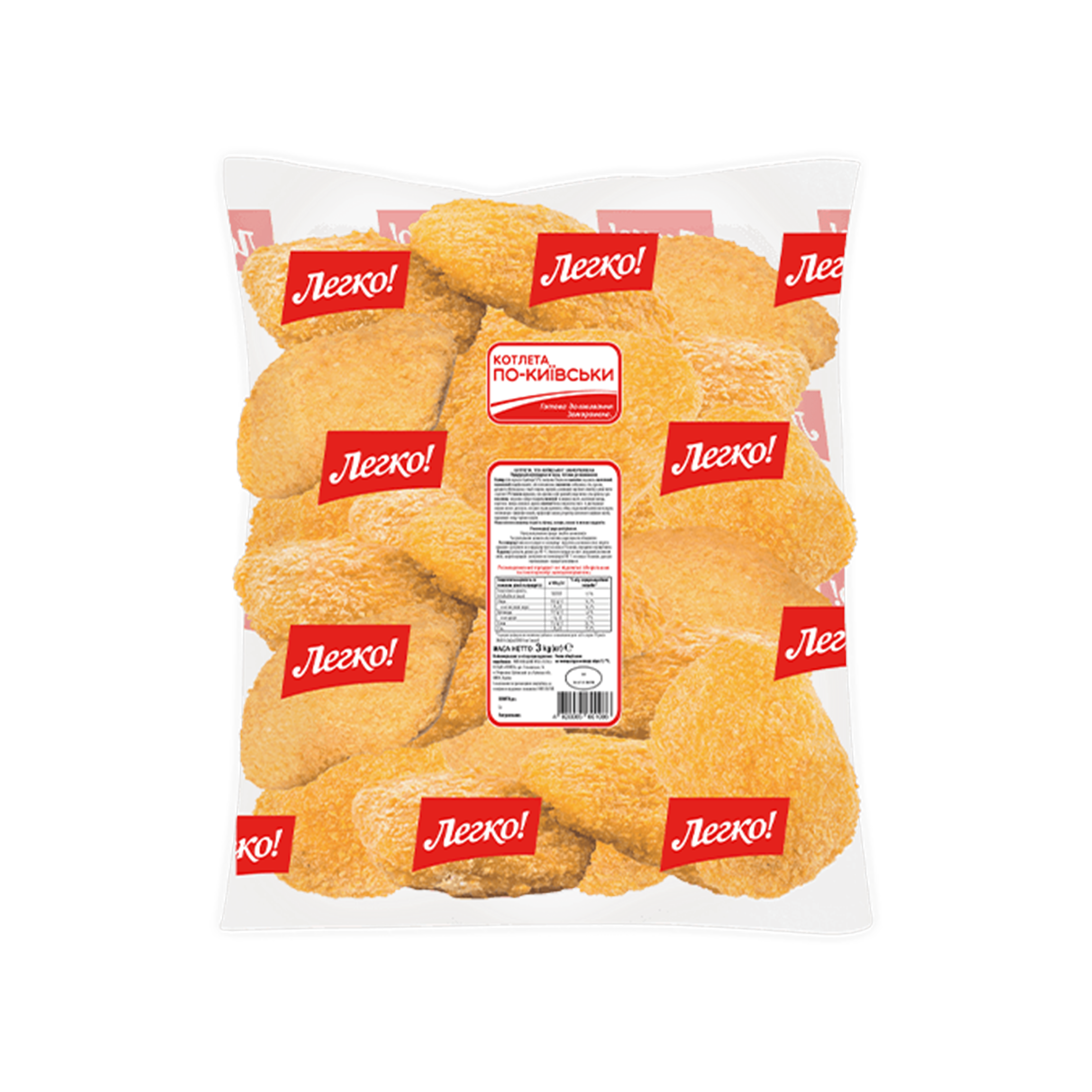 Котлета по-київськи зам (ваг, проз пакет 3 кг)