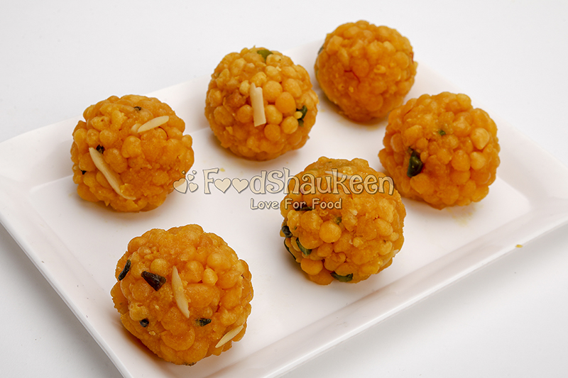 Boondi Ladu (Pure Ghee with Kesar & Dryfruits)