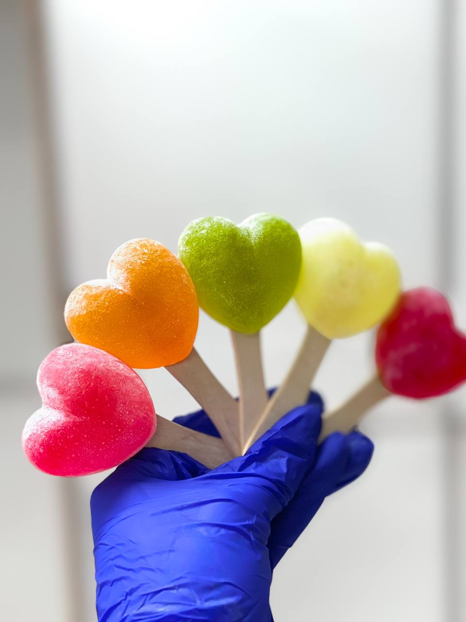 Сердечка на паличці - БЕЗ цукрової посипки