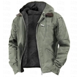 Men’s Hooded Fleece Jacket With Pockets | Warm Winter Coat For Men