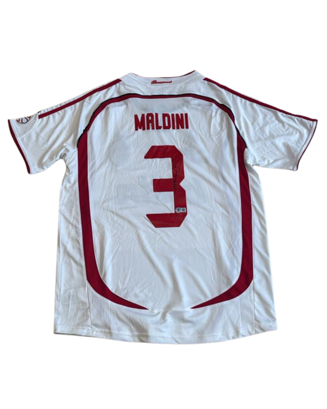 JERSEY MALDINI CERTIFICADO BECKETT