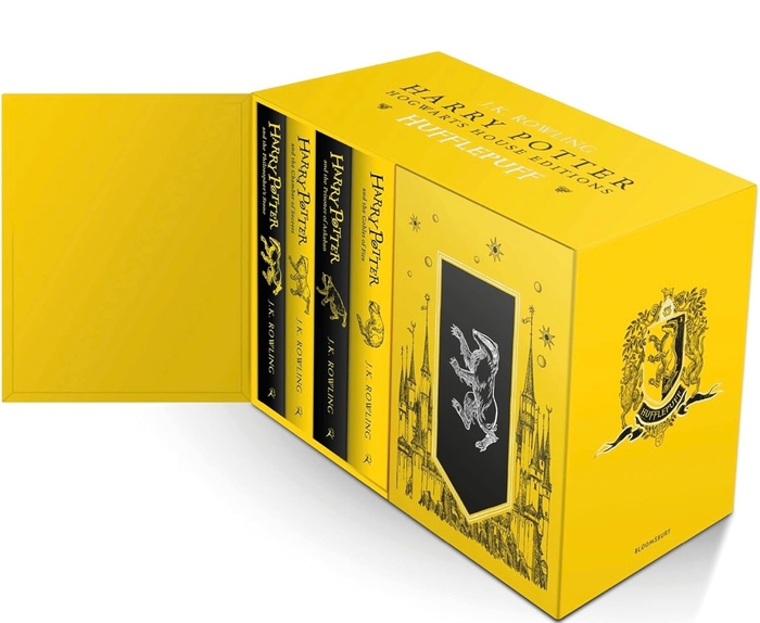 Harry Potter Hufflepuff House Editions Hardback Box Set J. K. Rowling