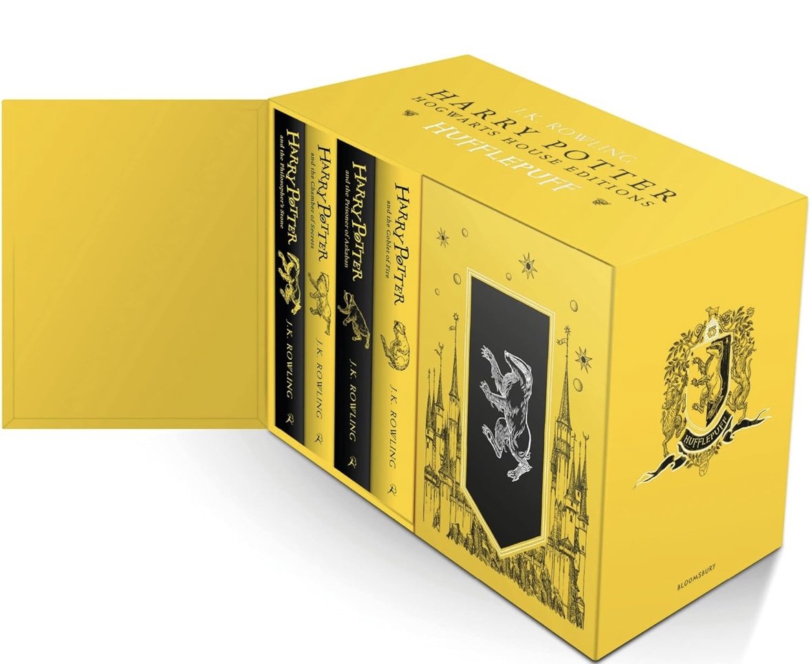 Harry Potter Hufflepuff House Editions Hardback Box Set J. K. Rowling