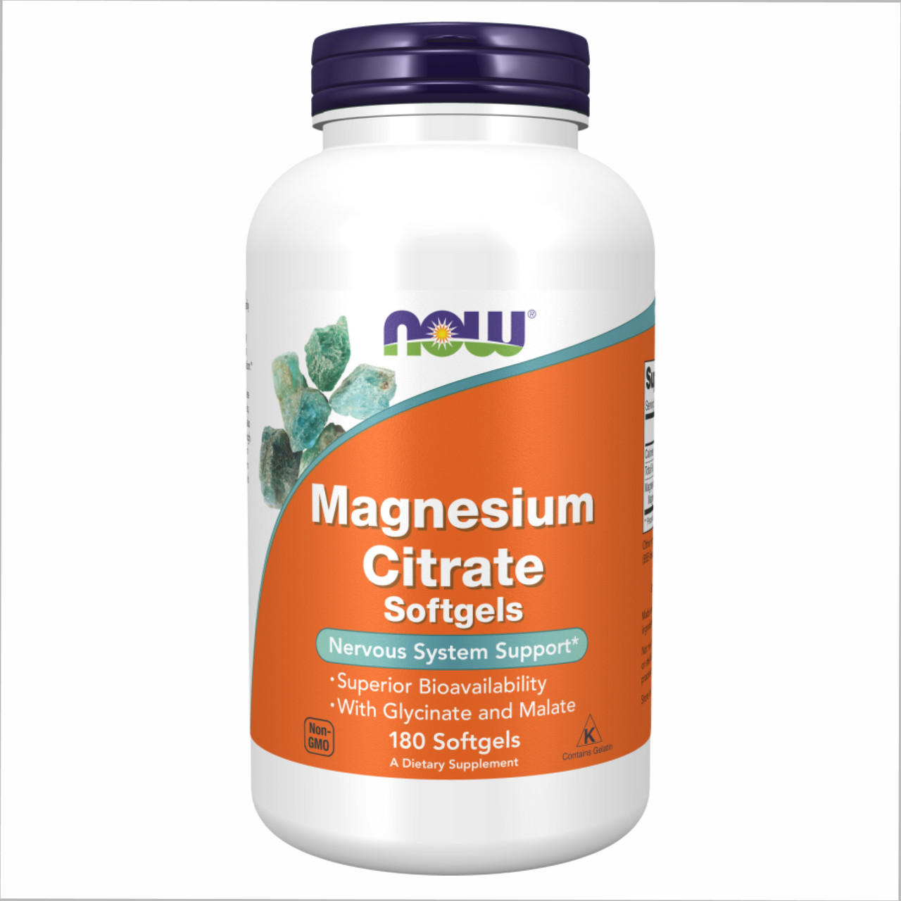 Магній цитрат, Magnesium Citrate - 180 софтгелевих капсул