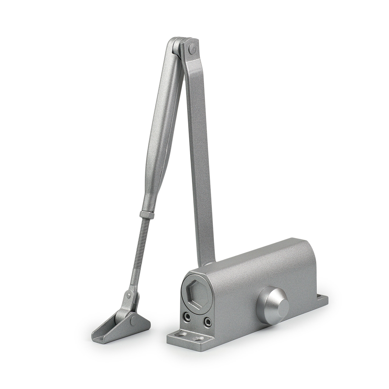 Дотягувач дверей SIBA SB-1024 EN2-4 25-86 кг, срібло