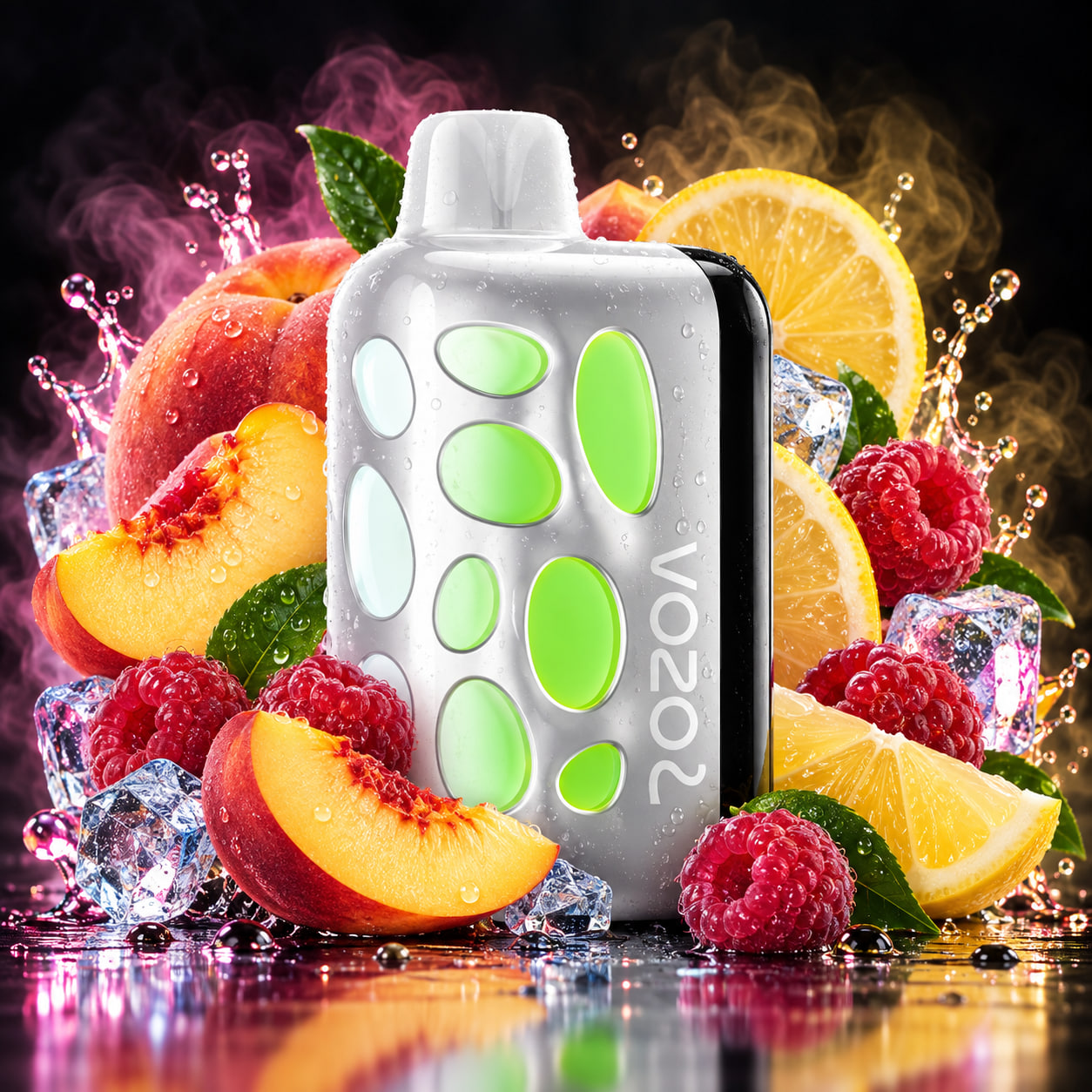 Vоzоl Rаvе 40000 Peach Raspberry Lemonade (Персик Малина Лимонад)