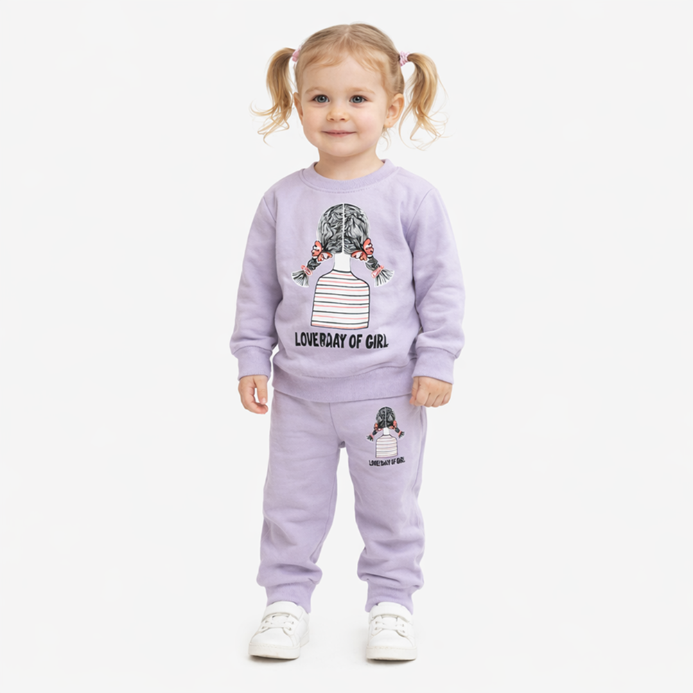 Костюм для дівчинки бузковий