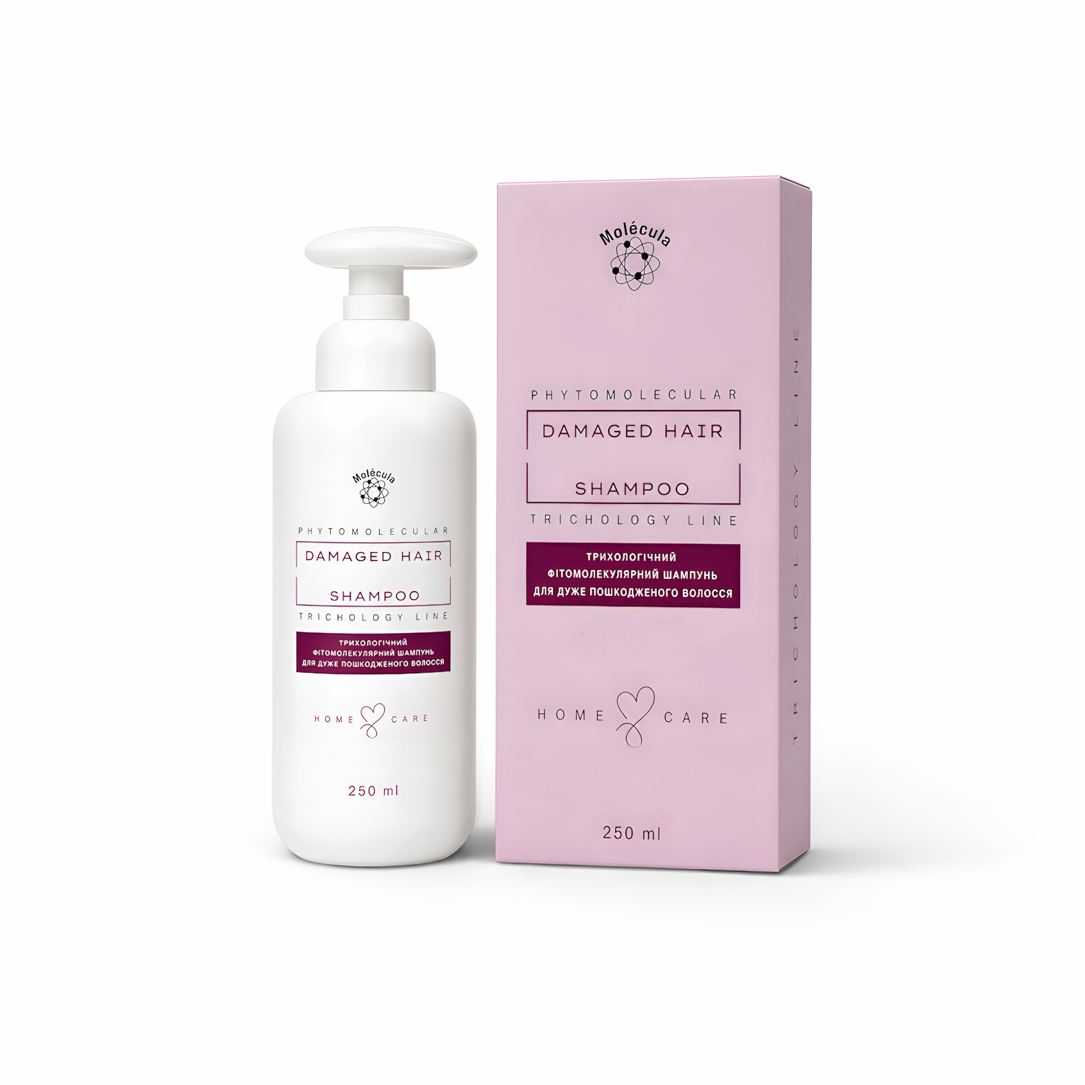 PHYTOMOLECULAR DAMAGED HAIR SHAMPOO фітомолекулярний шампунь для дуже пошкодженого волосся
